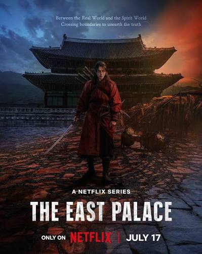 English poster for the Korean drama 'The East Palace' featuring the main title text